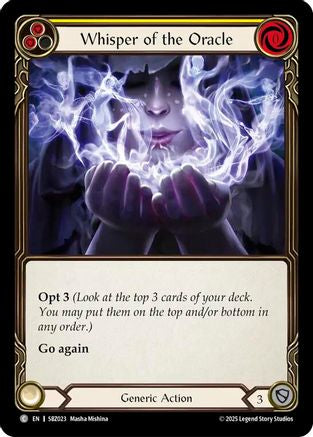 Whisper of the Oracle (Yellow) (SBZ023)