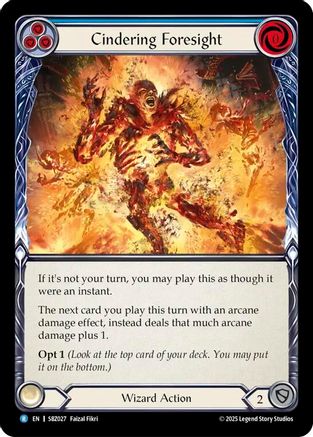 Cindering Foresight (Blue) (SBZ027)