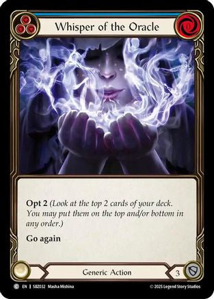 Whisper of the Oracle (Blue) (SBZ032)
