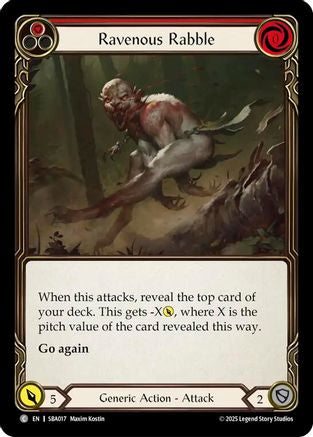 Ravenous Rabble (Red) (SBA017)