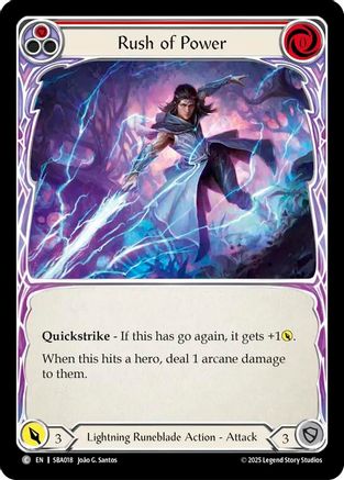 Rush of Power (Red) (SBA018)