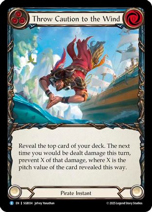 Throw Caution to the Wind (Blue) (SGB034)