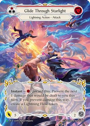 Glide Through Starlight (Red) (LGS451)  Cold Foil