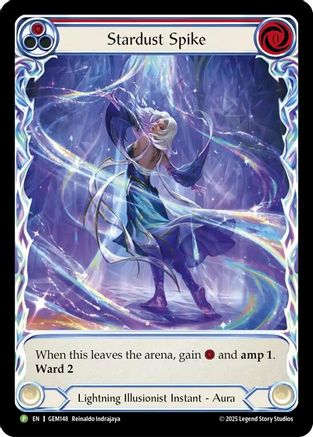 Stardust Spike (Red) (GEM148)  Cold Foil