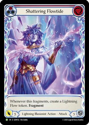 Shattering Flowtide (Red) (GEM152)