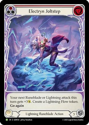 Electryn Joltstep (Red) (GEM154)  Rainbow Foil