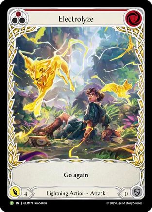 Electrolyze (Red) (GEM171)  Rainbow Foil