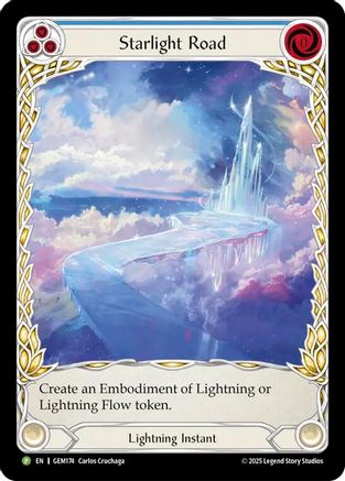 Starlight Road (Blue) (GEM174)  Rainbow Foil