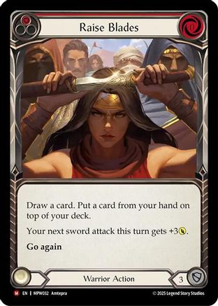 Raise Blades (MPW032)  Rainbow Foil