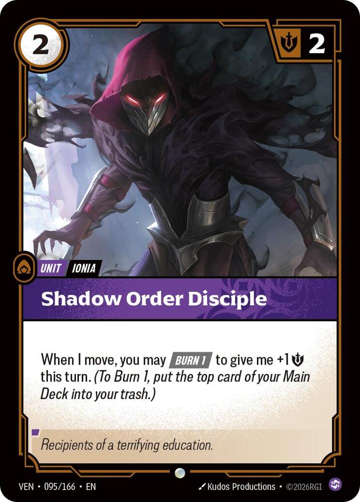 Shadow Order Disciple Rainbow Foil