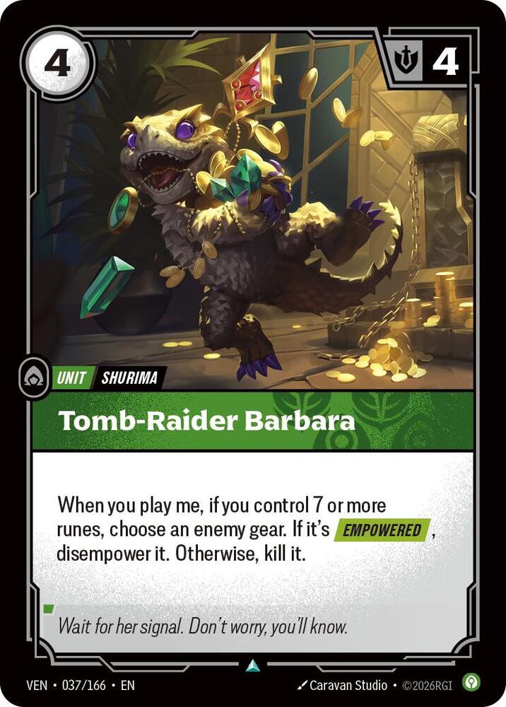 Tomb-Raider Barbara Rainbow Foil