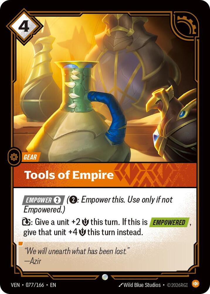 Tools of Empire Rainbow Foil