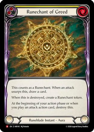 Runechant of Greed (IAR145)