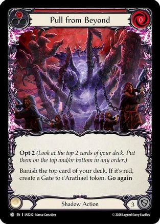 Pull from Beyond (Red) (IAR212)