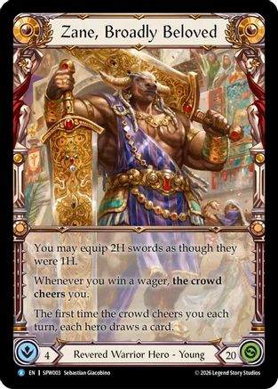 Zane, Broadly Beloved (SPW003)  Rainbow Foil