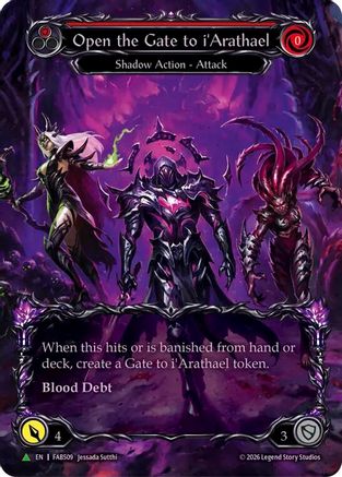 Open the Gate to i'Arathael (Red) (Marvel) - FAB509 (FAB509)  Cold Foil