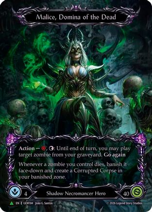 Malice, Domina of the Dead (Marvel) (GEM184)  Cold Foil