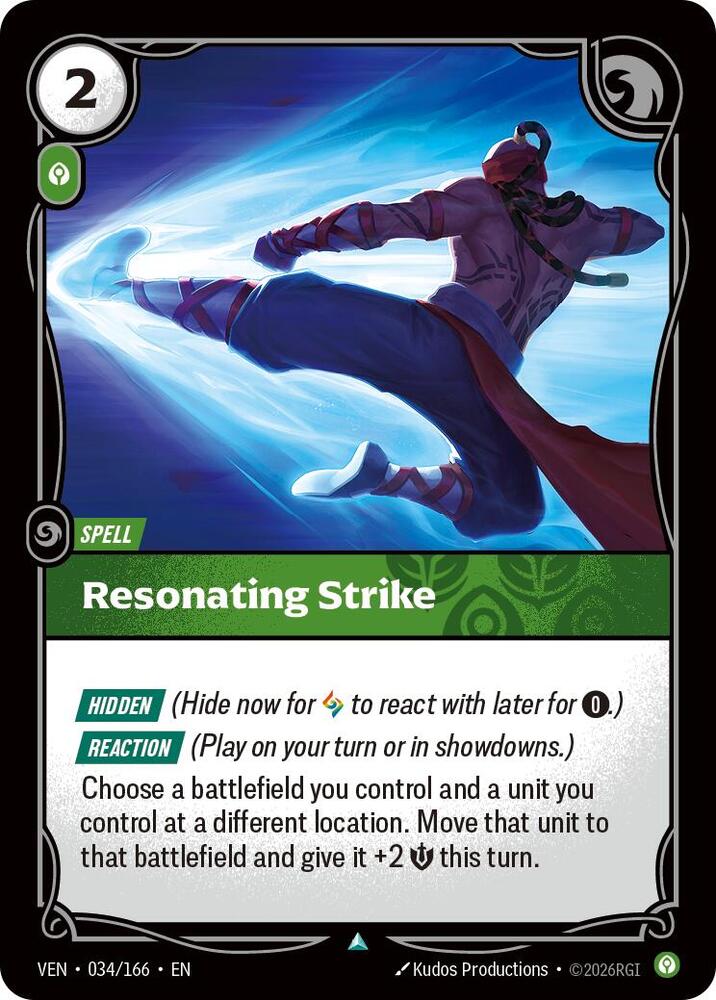 Resonating Strike Rainbow Foil