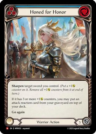 Honed for Honor (MPW031)