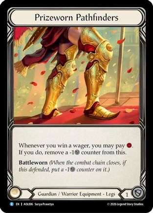 Prizeworn Pathfinders (AOL006)  Rainbow Foil