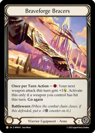 Braveforge Bracers (MPW011)  Rainbow Foil