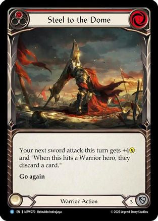 Steel to the Dome (Red) (MPW070)