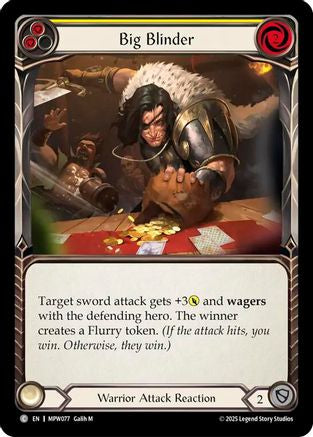 Big Blinder (Yellow) (MPW077)  Rainbow Foil