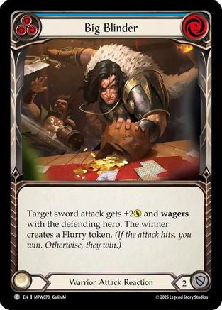 Big Blinder (Blue) (MPW078)  Rainbow Foil