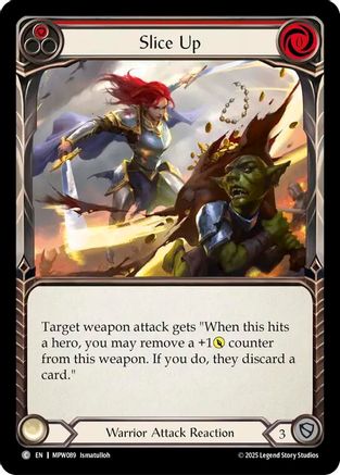 Slice Up (Red) (MPW089)  Rainbow Foil