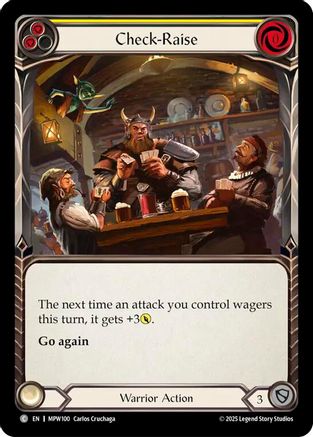 Check-Raise (Yellow) (MPW100)  Rainbow Foil