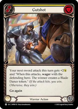 Gutshot (Yellow) (MPW110)  Rainbow Foil