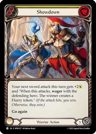 Showdown (Yellow) (MPW127)  Rainbow Foil