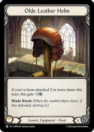 Olde Leather Helm (MPW140)  Cold Foil