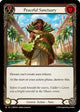 Peaceful Sanctuary (Red) (MPW144)  Rainbow Foil