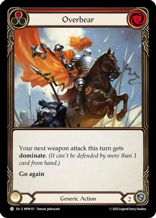 Overbear (Red) (MPW151)  Rainbow Foil