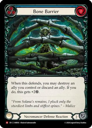 Bone Barrier (IAR093)  Rainbow Foil
