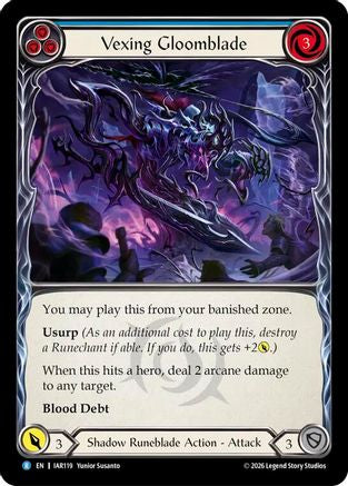 Vexing Gloomblade (Blue) (IAR119)