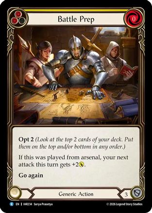 Battle Prep (Yellow) (IAR234)  Rainbow Foil