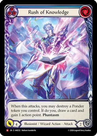 Rush of Knowledge (Extended Art) (IAR252)  Rainbow Foil