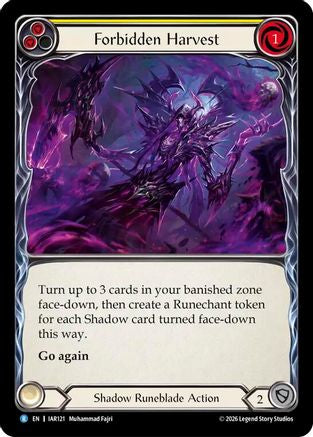Forbidden Harvest (IAR121)  Rainbow Foil
