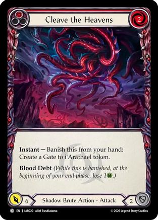 Cleave the Heavens (Red) (IAR020)
