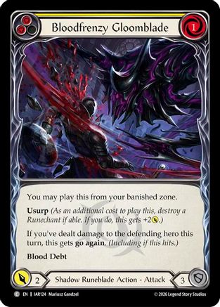 Bloodfrenzy Gloomblade (Yellow) (IAR124)