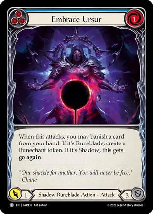 Embrace Ursur (Blue) (IAR131)  Rainbow Foil
