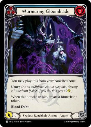 Murmuring Gloomblade (Blue) (IAR134)