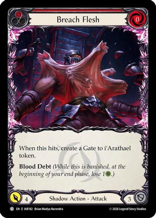 Breach Flesh (Red) (IAR182)  Rainbow Foil