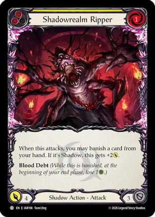 Shadowrealm Ripper (Yellow) (IAR198)  Rainbow Foil