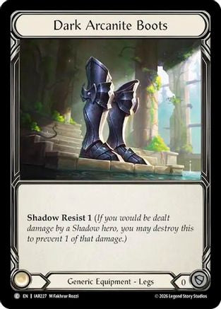 Dark Arcanite Boots (IAR227)