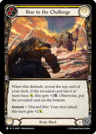 Rise to the Challenge (Yellow) (IAR051)  Rainbow Foil