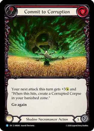 Commit to Corruption (Red) (IAR060)  Rainbow Foil