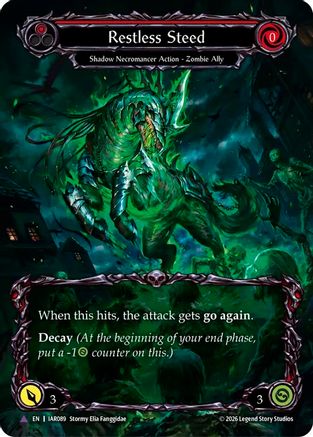 Restless Steed (Marvel) (IAR089)  Cold Foil